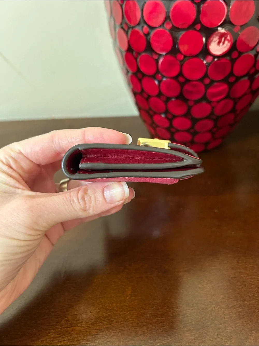 Kate Spade Pink Phoebe Small Card Holder - Rose Oil MSRP $149